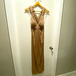 Gold dress